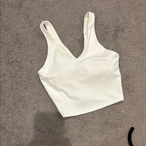All In Motion Cream Sports Bra